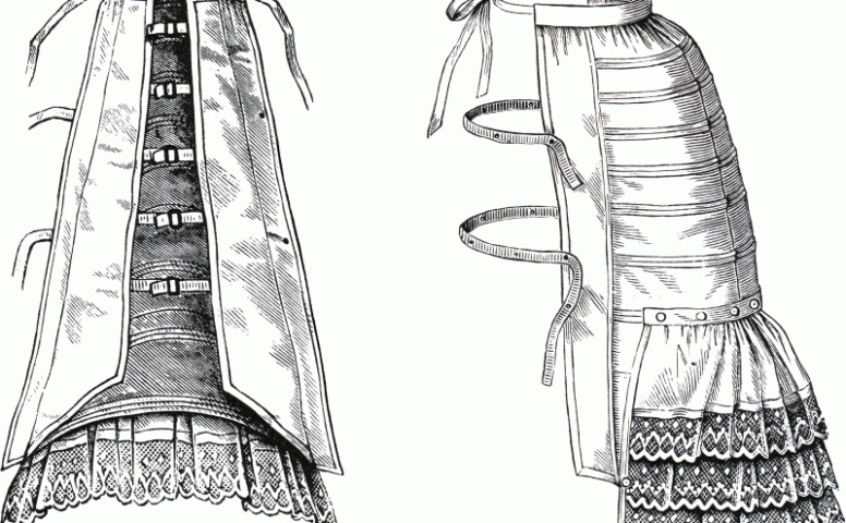 半笼或裙撑的示意图